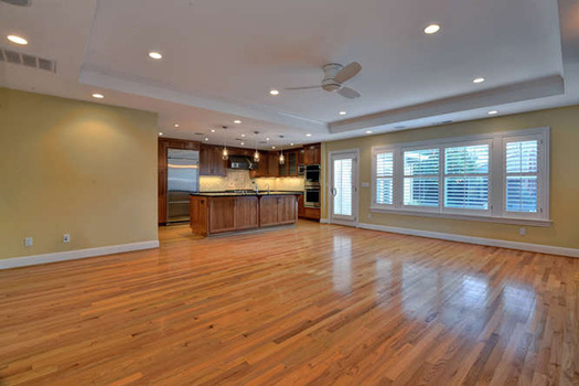 San Jose Corporate Rentals - West San Jose Executive Rental - Kitchen/Family Room